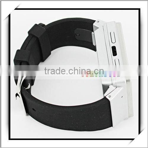 1.54" S6 Android4.0.4 MTK6577 Dual Core 1.0GHz 512MB and 4GB Bluetooth Smart Watch Phone White