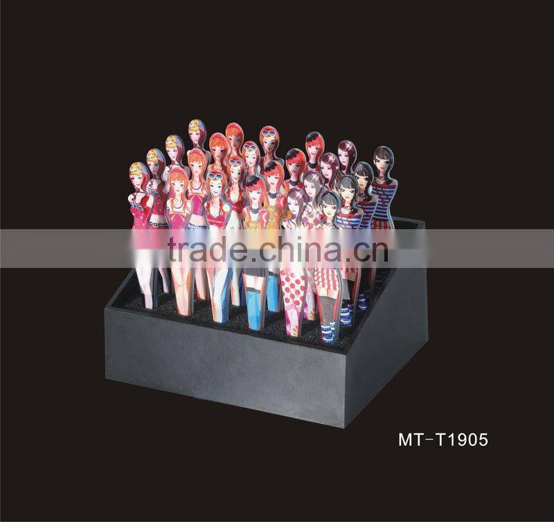 Beauty girl shape tweezers display box
