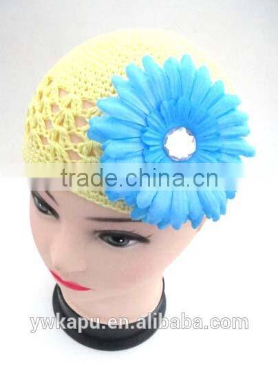 Multi colors kufi hat,crochet beret hats for girls