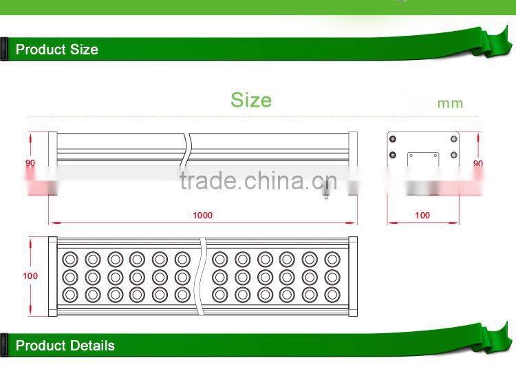 high power 1meter ip65 led wall washer 3000k