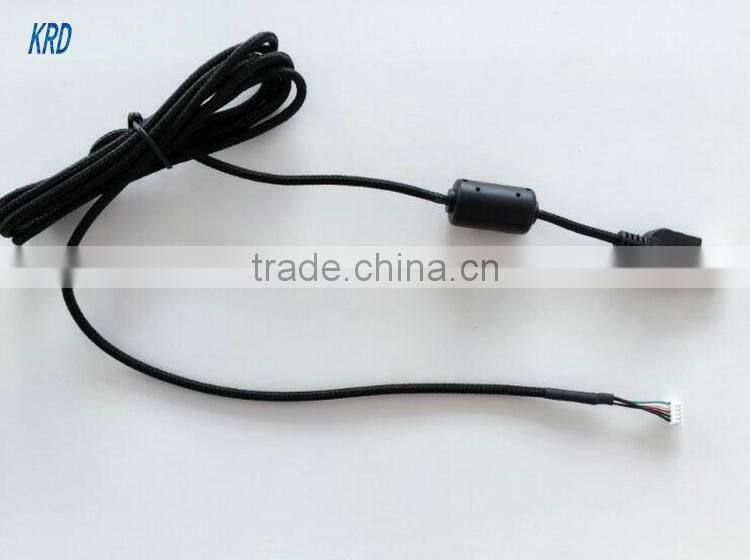 New High quality mouse Cable Braided Wire Line For Logitech G500 (S) G5 Replacement