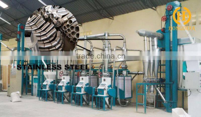 Corn flour mill milling machine/mealie meal processing machine