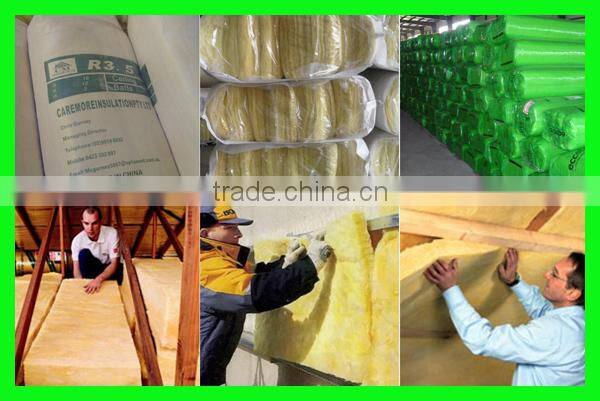 thermal conductivity glass wool batts insulation