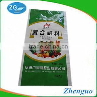 Environmental PP woven bags for fertilizer packaging