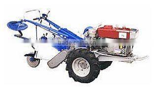 farming TILLER with plough WALKING TRACTOR