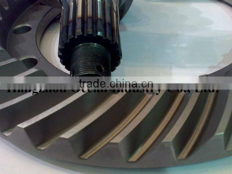 crown wheel and pinion in speed reducer of SUV