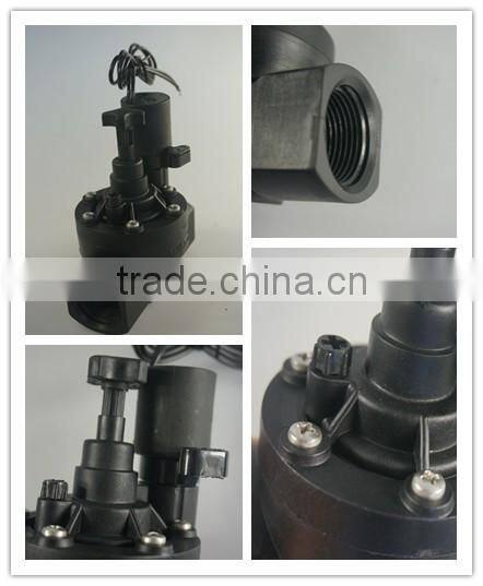Plastic micro solenoid valve