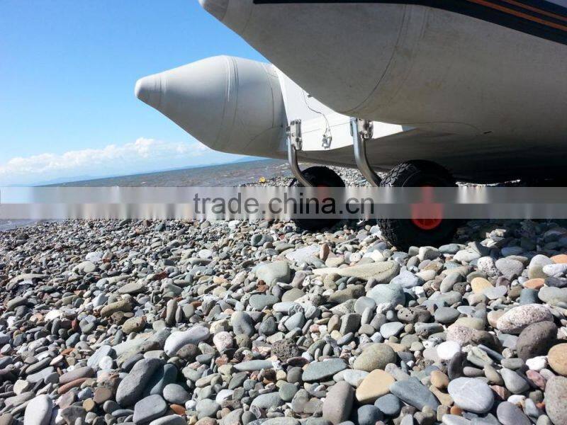 inflatable boat launching wheels