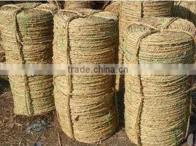 manual rice stalk straw rope spinning machine