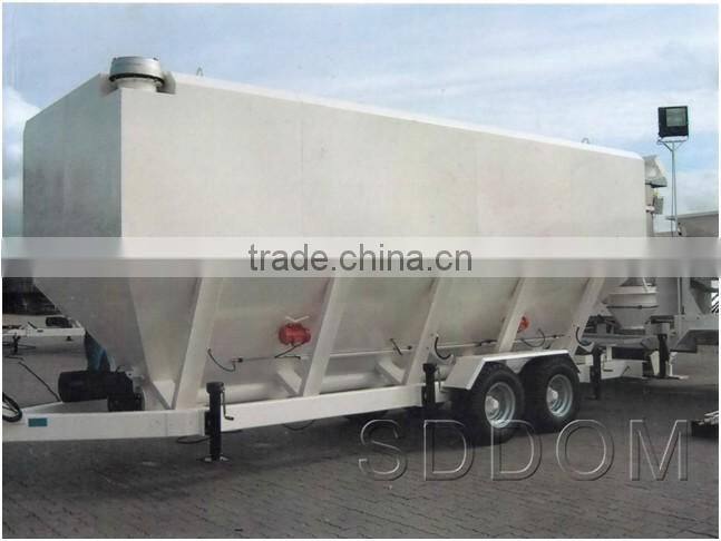 New arrival horizontal mobile cement silo with silo design code with good performance for sale