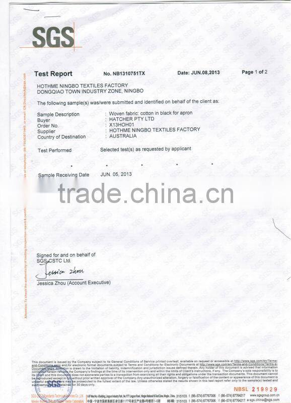 Wholesale black bar man half waist apron