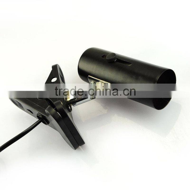 Clamp Light Lamp Holder for Reptile Ceramic Infrared Heat Emitter Switch US Plug