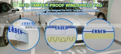 One-off Windshiled Tag RFID Sticker for Cars