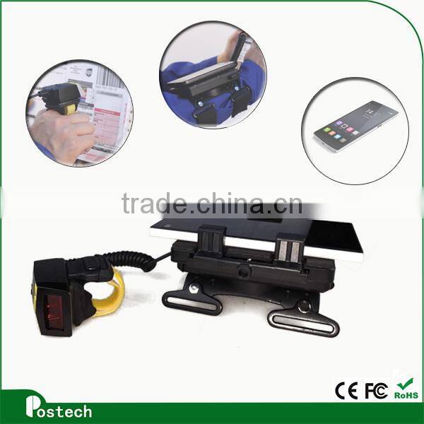 Bluetooth 1D 2D barcode scanner with wearable IOS /android / win data collector terminal WT01