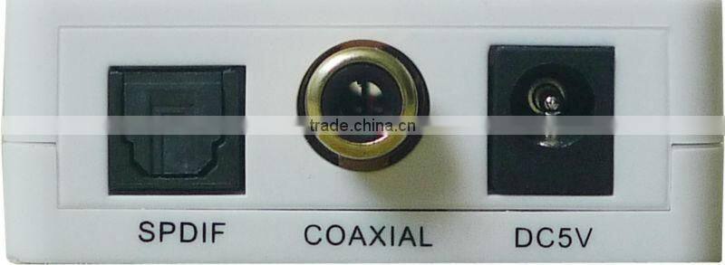 Digital audio to analog audio converter