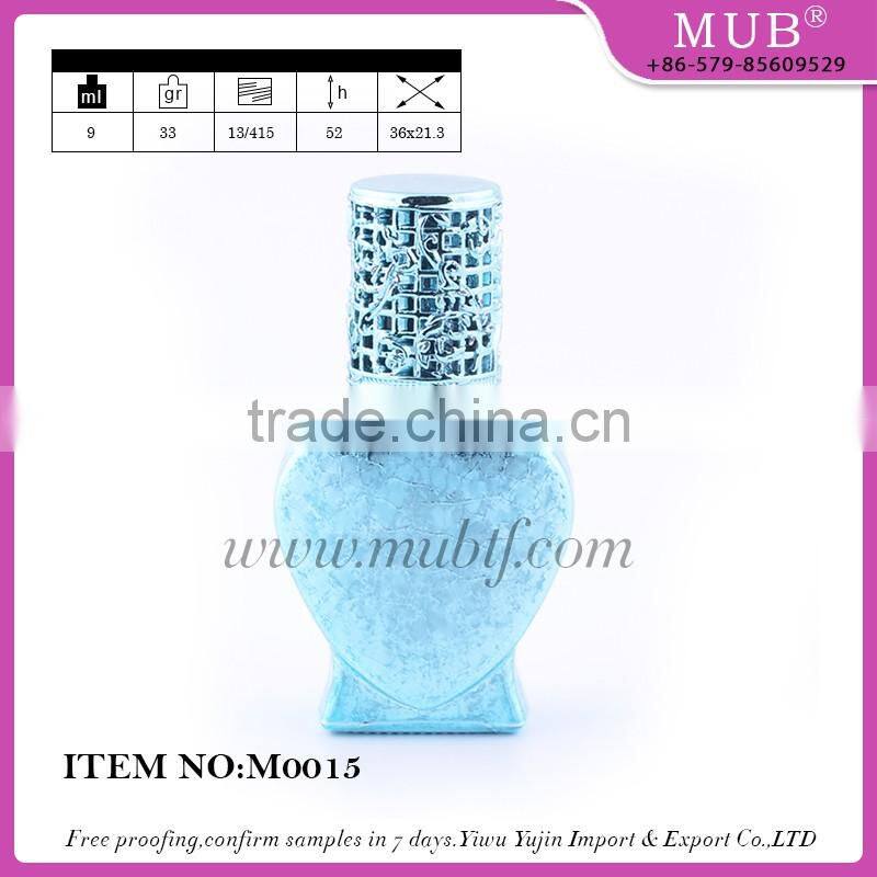 M0014 roll bottle glass bottle aluminum perfume bottle wholesale
