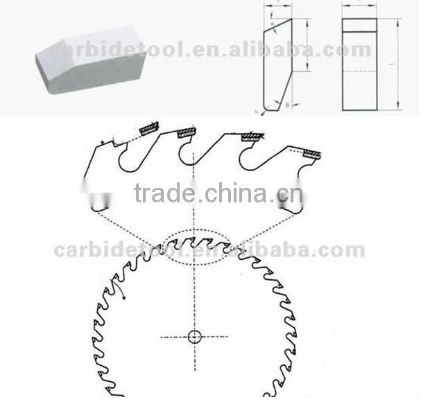 Cemented carbide tungsten tip saw/saw blade