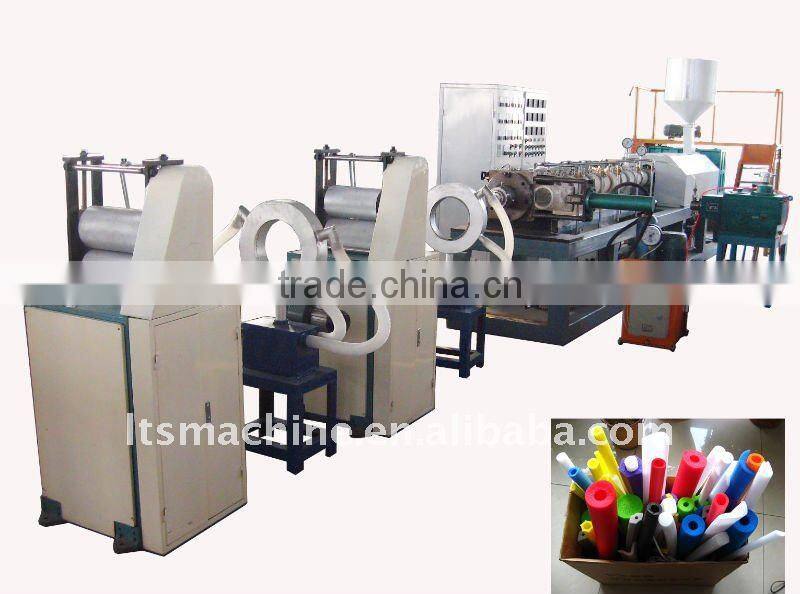 PE Foam Tube Rod Extrusion Line