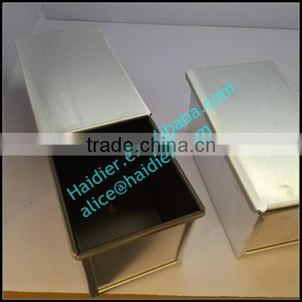 Aluminum alloy toast bread baking teflon coated with cover non- stick pullman pan/baking pan