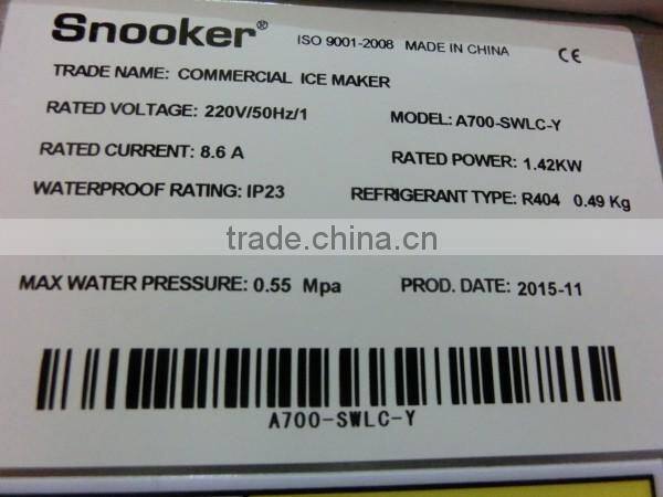 Best Sell stainess steel commercial ice making machine, cube ice maker