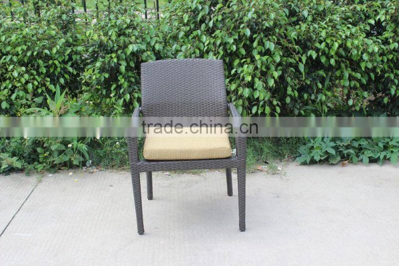 New Design Rattan Lounge Chair With Ottoman Relax Recliner