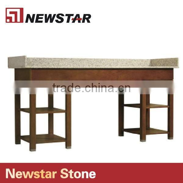 Hotel project solid wood bathroom vanity case prices