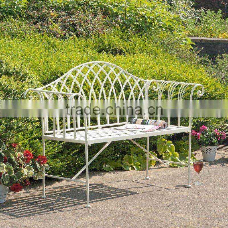 Vintage luxury garden metal double deck chair