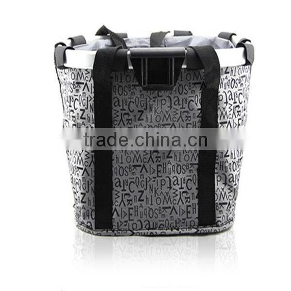 2014 new style Foldable oxford cloth bicycle front basket