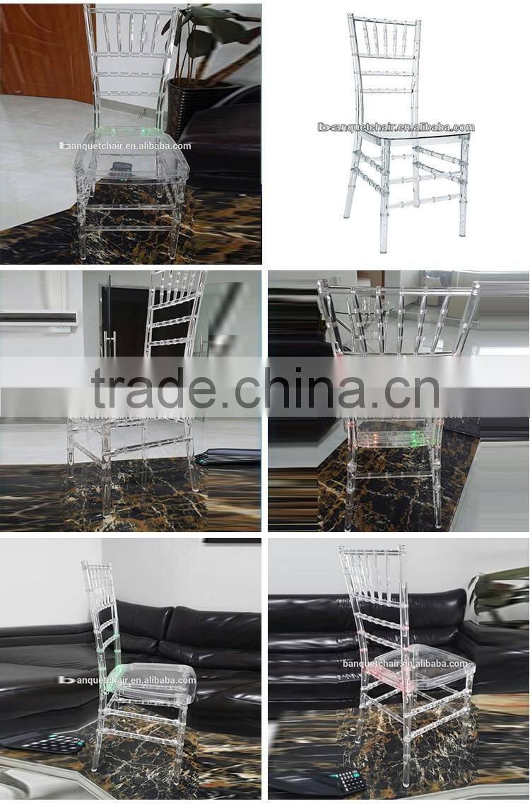 resin plastic wedding chairs