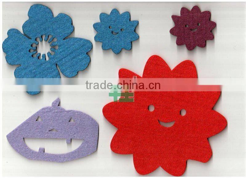 polyester felt coaster, cup felt coaster, glass felt coaster