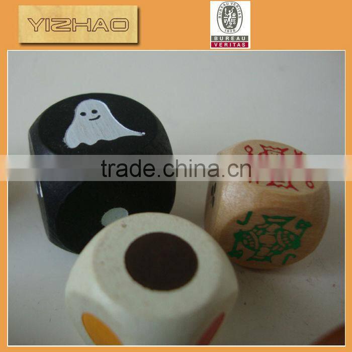 Wholesale Colorful Wooden Custom Dice,rc construction toy trucks excavator