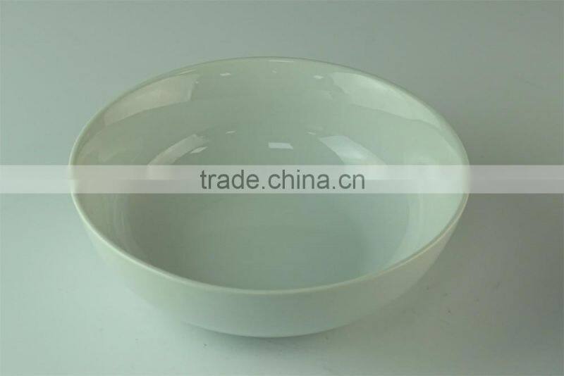 19cm white ceramic spaghetti serving bowl in stock