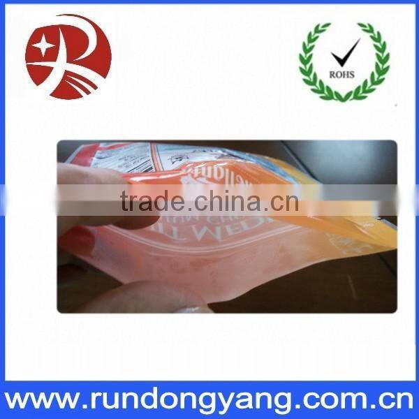 Customized vacuum facial mask packaging bag
