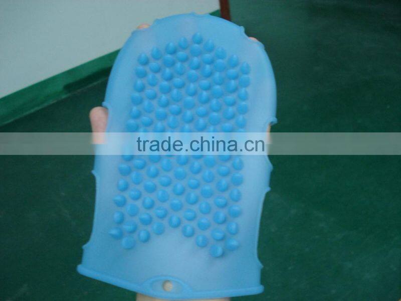 The new Europe wind bath special silicone glove