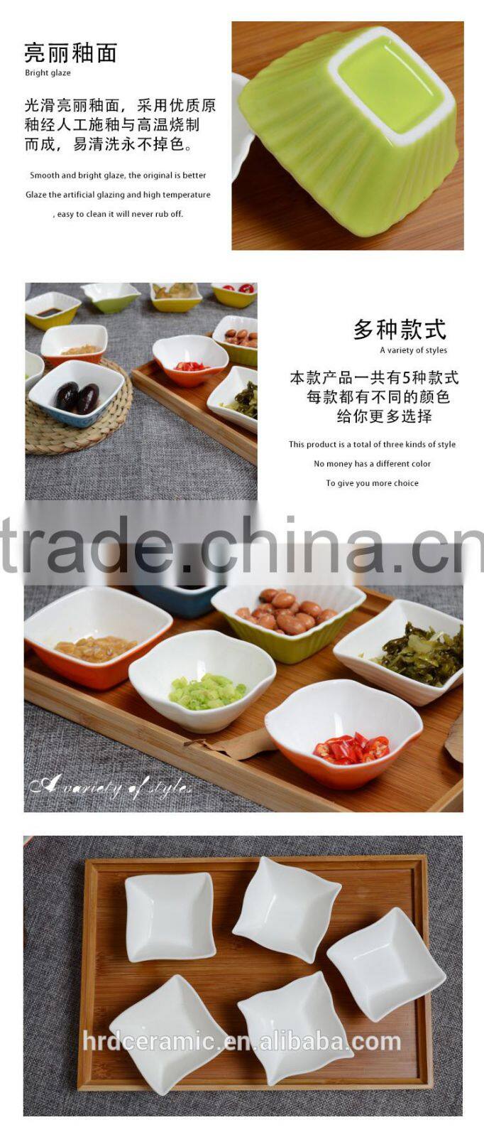 High quality soup bowls Stocked bakeware white ceramic popcorn bowl