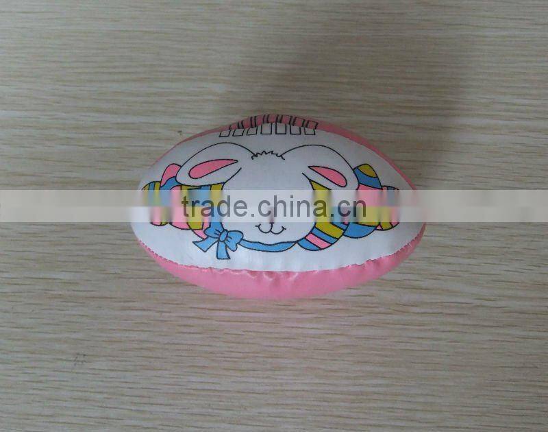 High qualilty PVC soft leather rugby bouncing ball