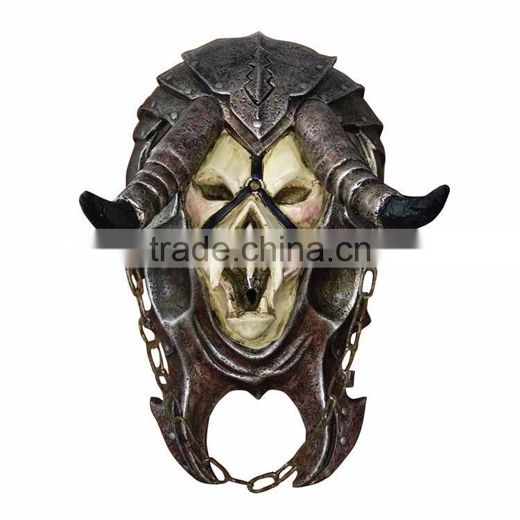 Custom life size carved dragon head skull for sale