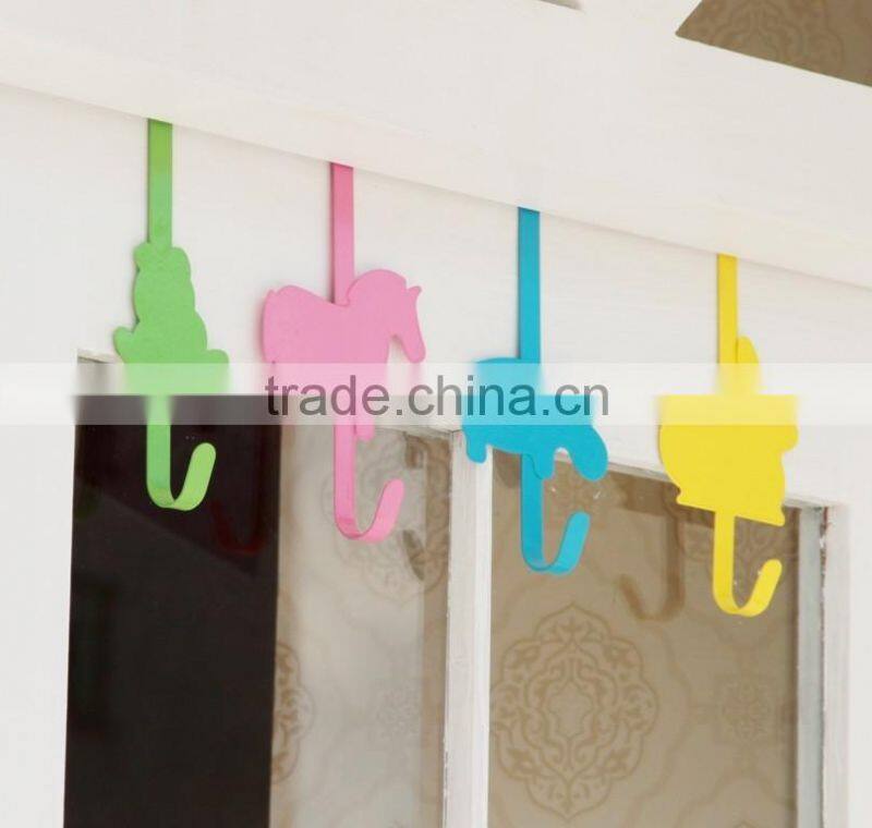 S animal stainless steel hanging door hook