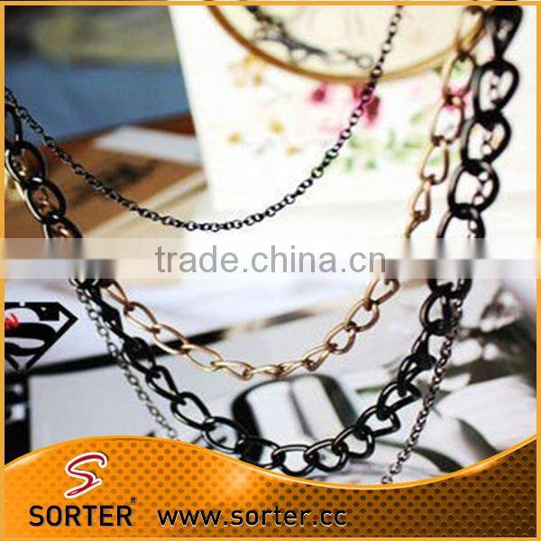 double eleven high quality decorative metal bag chain