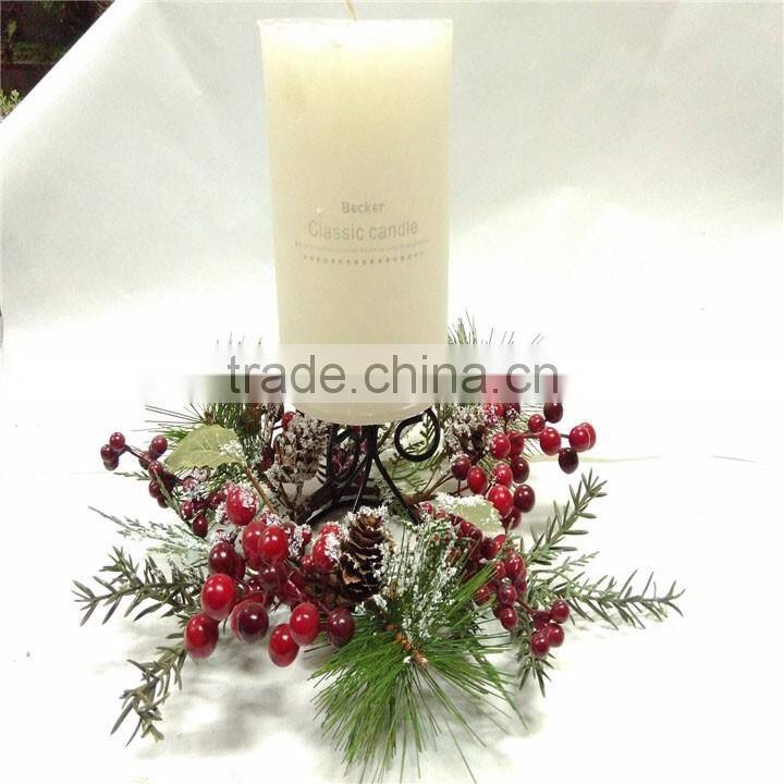 most selling items from China christmas candle ring for Christmas decor