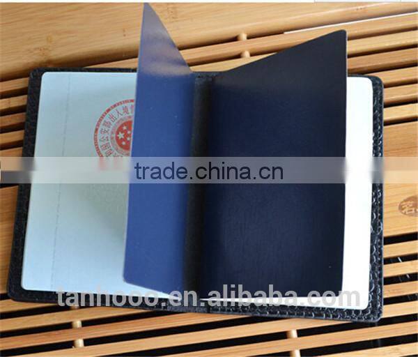 crocodile black leather passport hplder