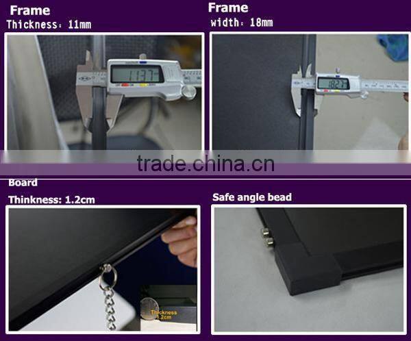 Acrylic LED light display advertising board / color changing LED magic writing board