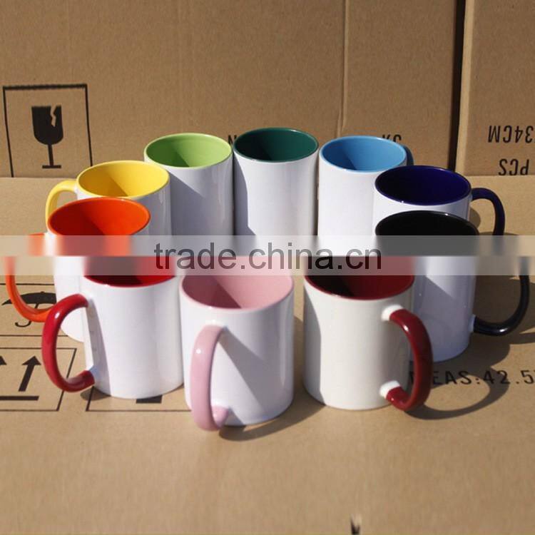 factory offer ceramic sublimation coffee mugs with customer photo