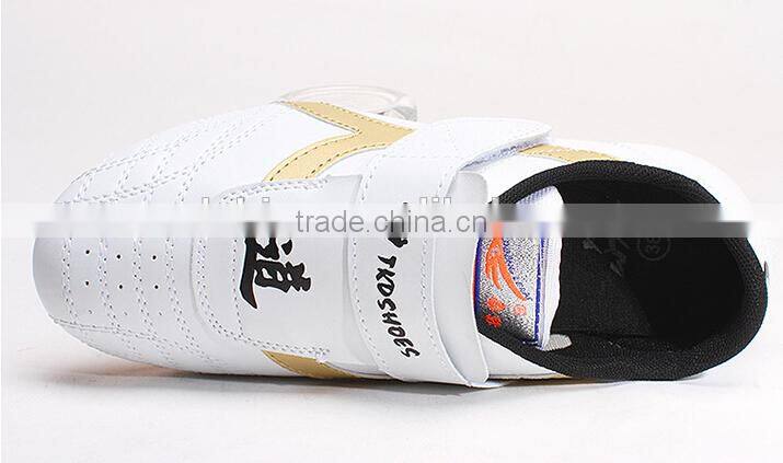 OEM logo direct manufacturer supply good quality white shoes for taekwondo karate