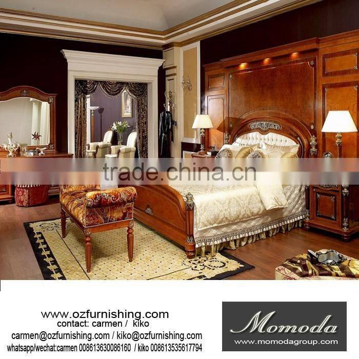 YB29 Antique Solid Wood Luxury hand carved living room furniture glass top square coffee table