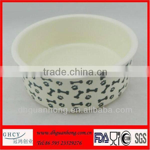 2013 Ceramic Dog Bowl