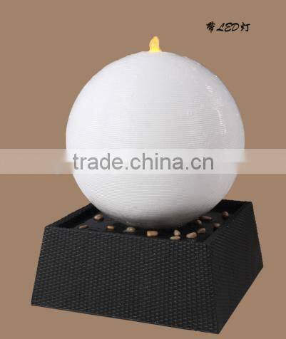 Factory sales water fountain indoor ball water fountain design fountain fiberglass ball