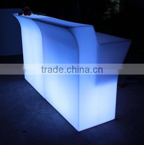RGB Color Changing Brighting LED Bar Stool reception