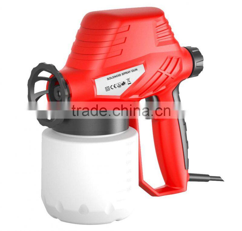 Portable 130W Professional Solenoid Paint Spray Gun Mini Electric Hand Spray Machine Sprayer GW8183