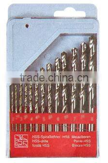 DIN 338 standard HSS twist drill set, union twist drill